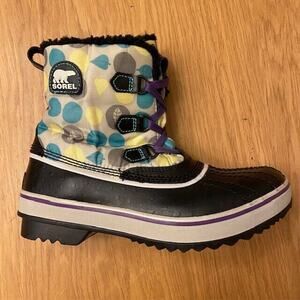 Sorel Womens 6 Outdoor Boots Lace Up Water Snow NY 1820-019 Multi Color